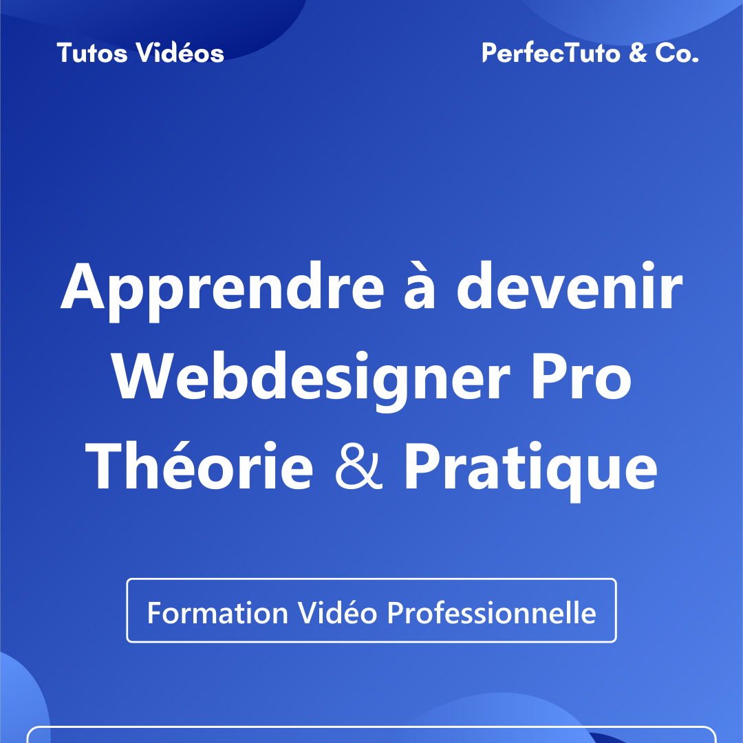 Apprendre à devenir Webdesigner Pro : Théorie et Pratique