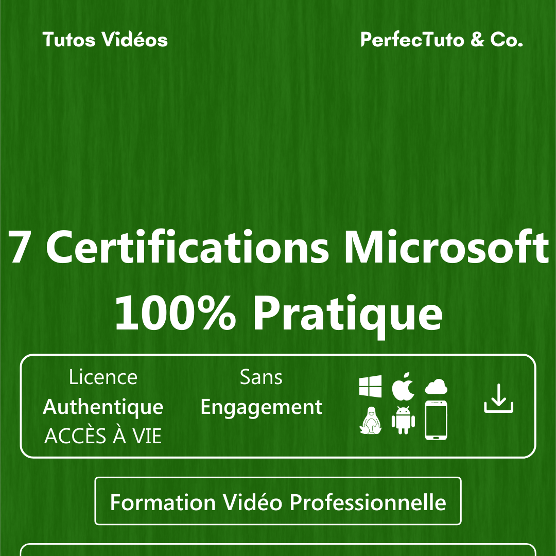 7 Certifications Microsoft – 100% Pratique_1