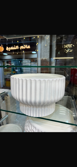 صينية فايبر باللون الاوف وايت