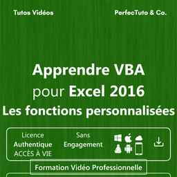 Apprendre VBA pour Excel 2016 – Les fonctions personnalisées