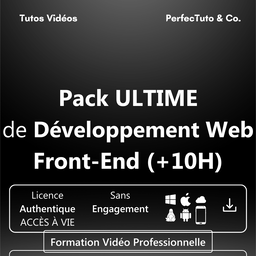 Pack ULTIME de Développement Web Front-End (+10 Heures)