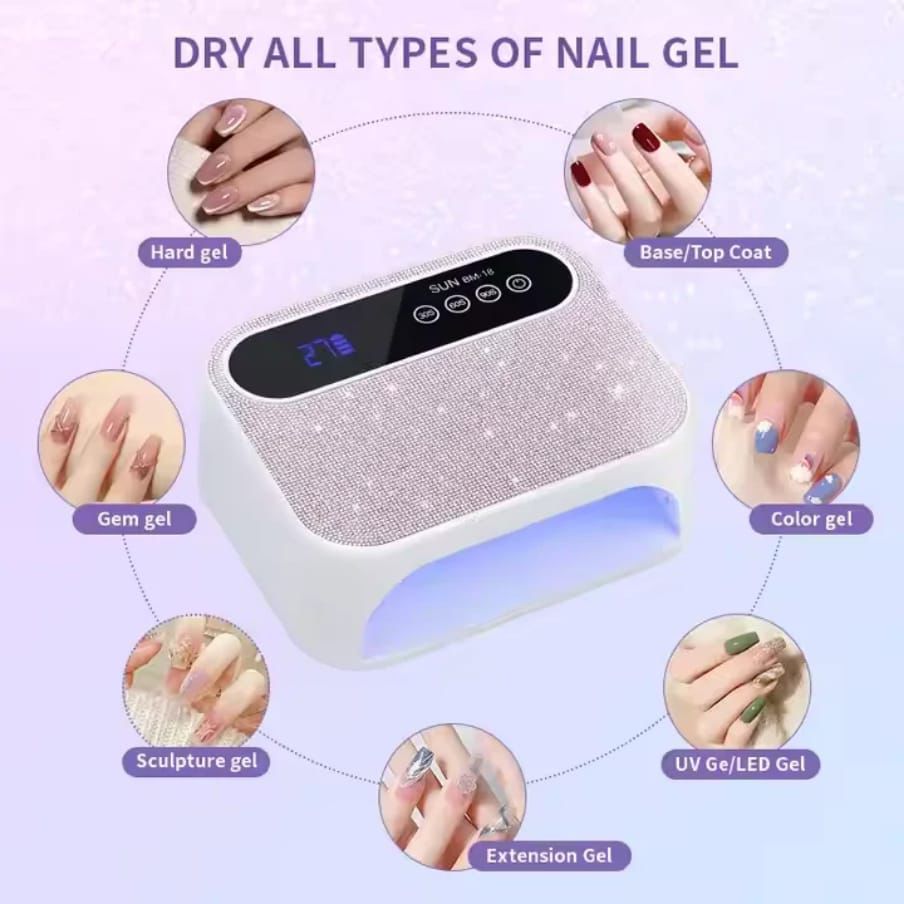 SUN BM-18 2-in-1 LED UV NAIL CURING LAMP