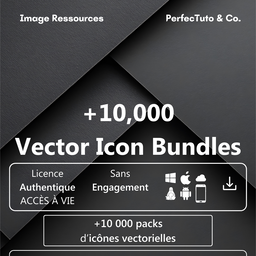 +10 000 packs d’icônes vectorielles