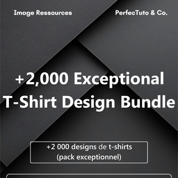 +2 000 designs de t-shirts (pack exceptionnel)