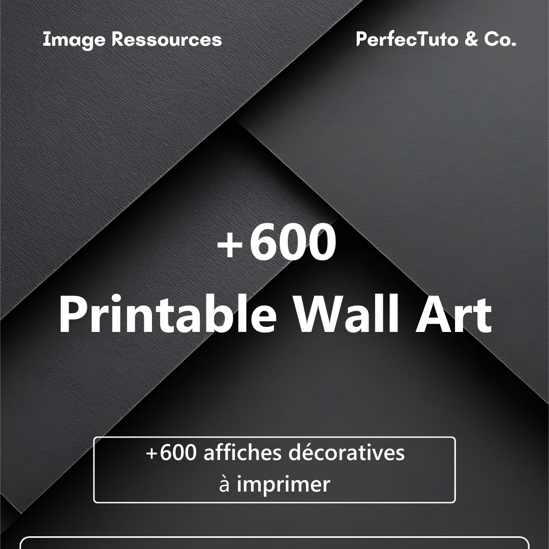 +600 affiches décoratives à imprimer