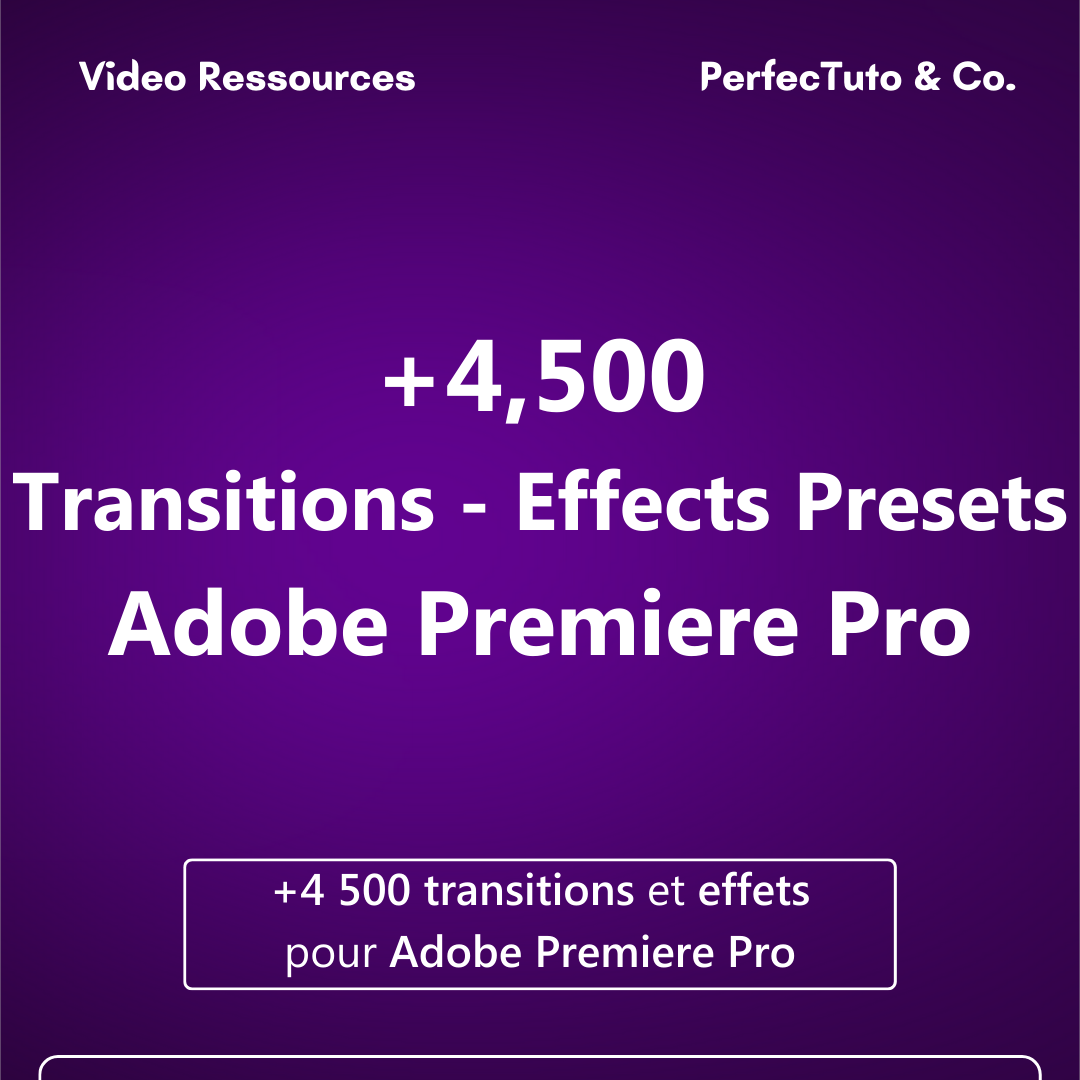 +4 500 transitions et effets pour Adobe Premiere Pro_0