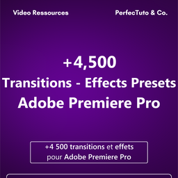+4 500 transitions et effets pour Adobe Premiere Pro
