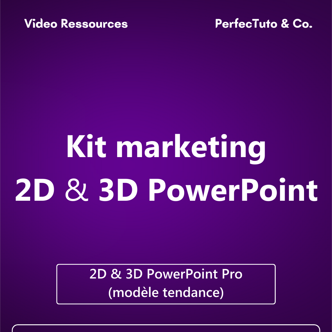 2D & 3D PowerPoint Pro (modèles tendance)
