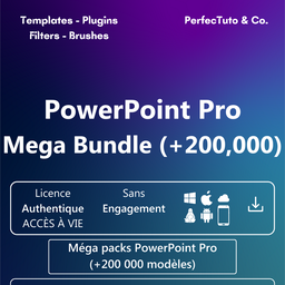 Méga packs PowerPoint Pro (+200 000 modèles)