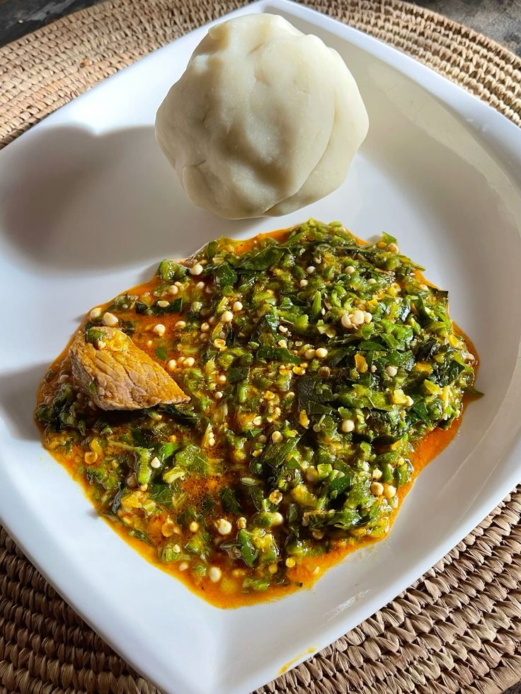 Okro & Poundo Yam