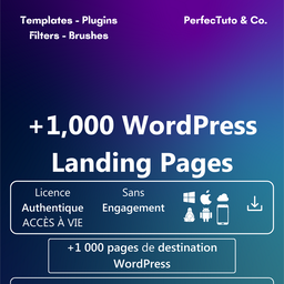 +1 000 pages de destination WordPress (Landing Pages)
