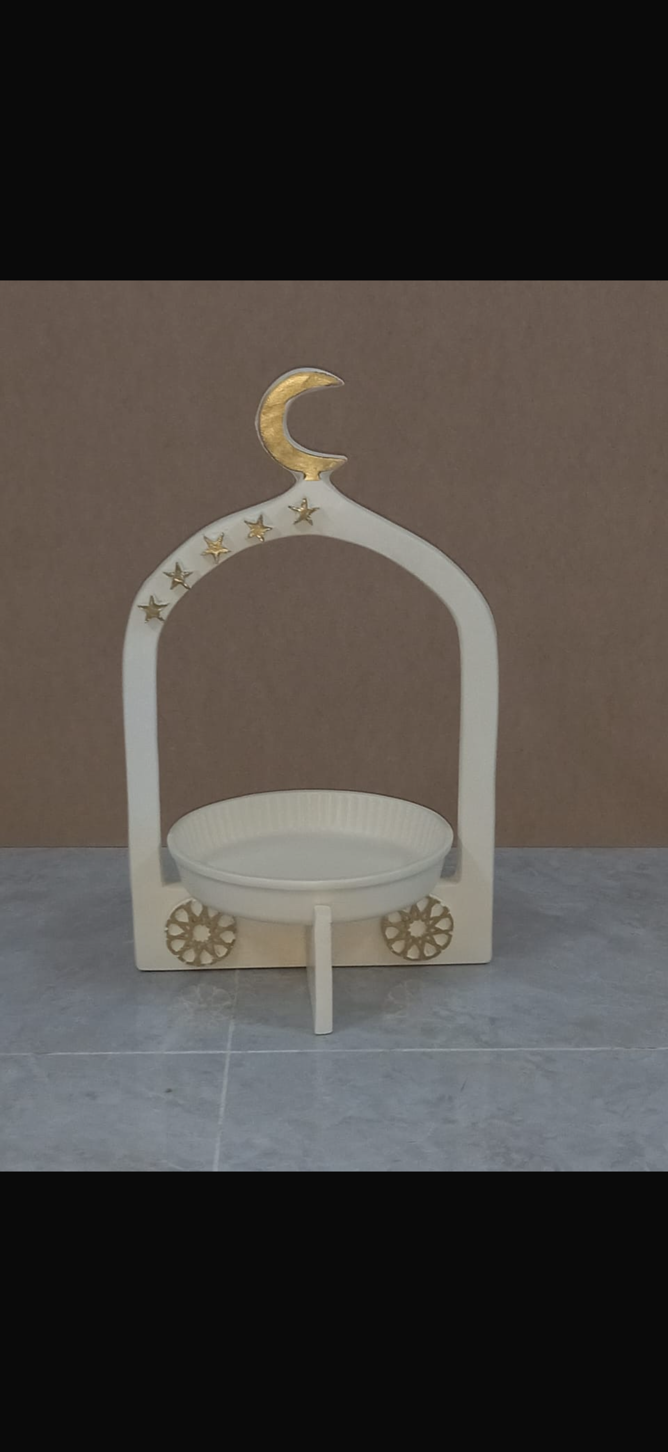 صحن ضيافه بشكل هلال رمضان_0
