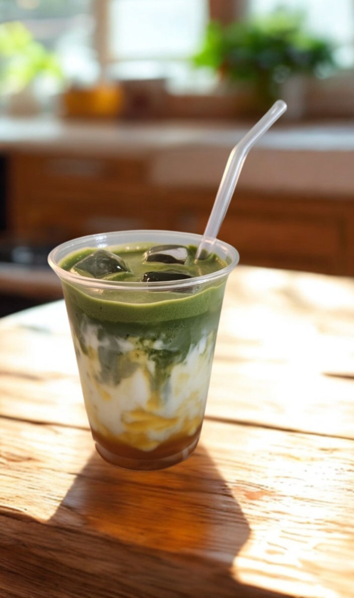 Iced🍊Citrus Matcha Latte 🧊