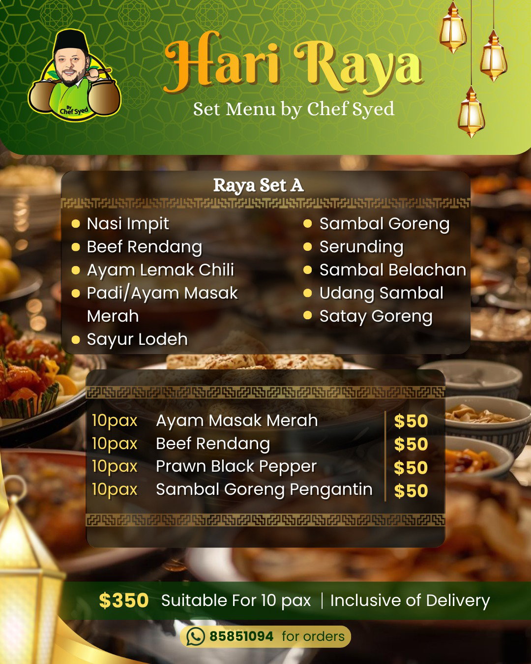 Menu A (Raya Set)