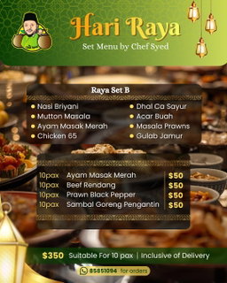 Menu B (Raya Set)