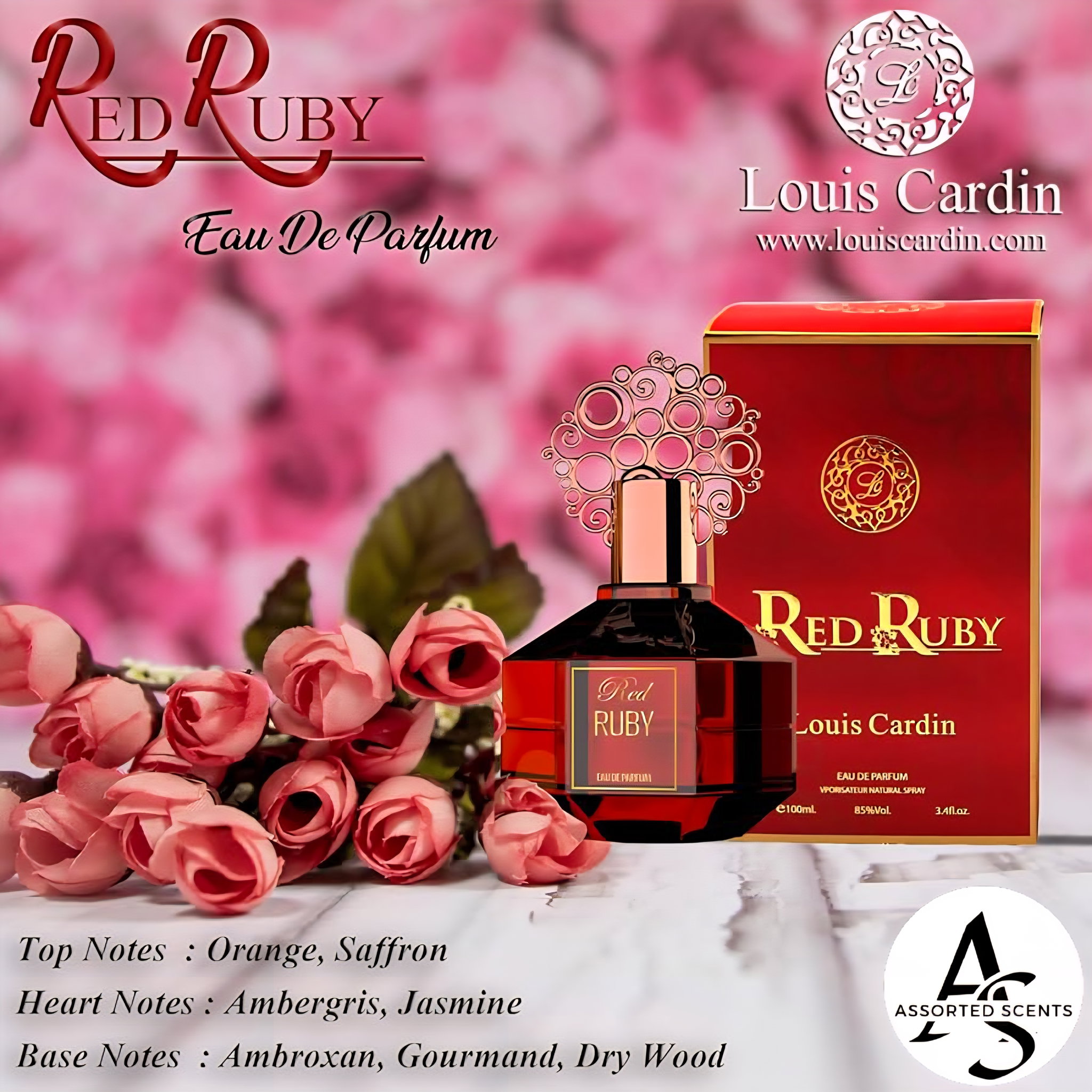 Red Ruby 100 ML EDP Louis Cardin_0
