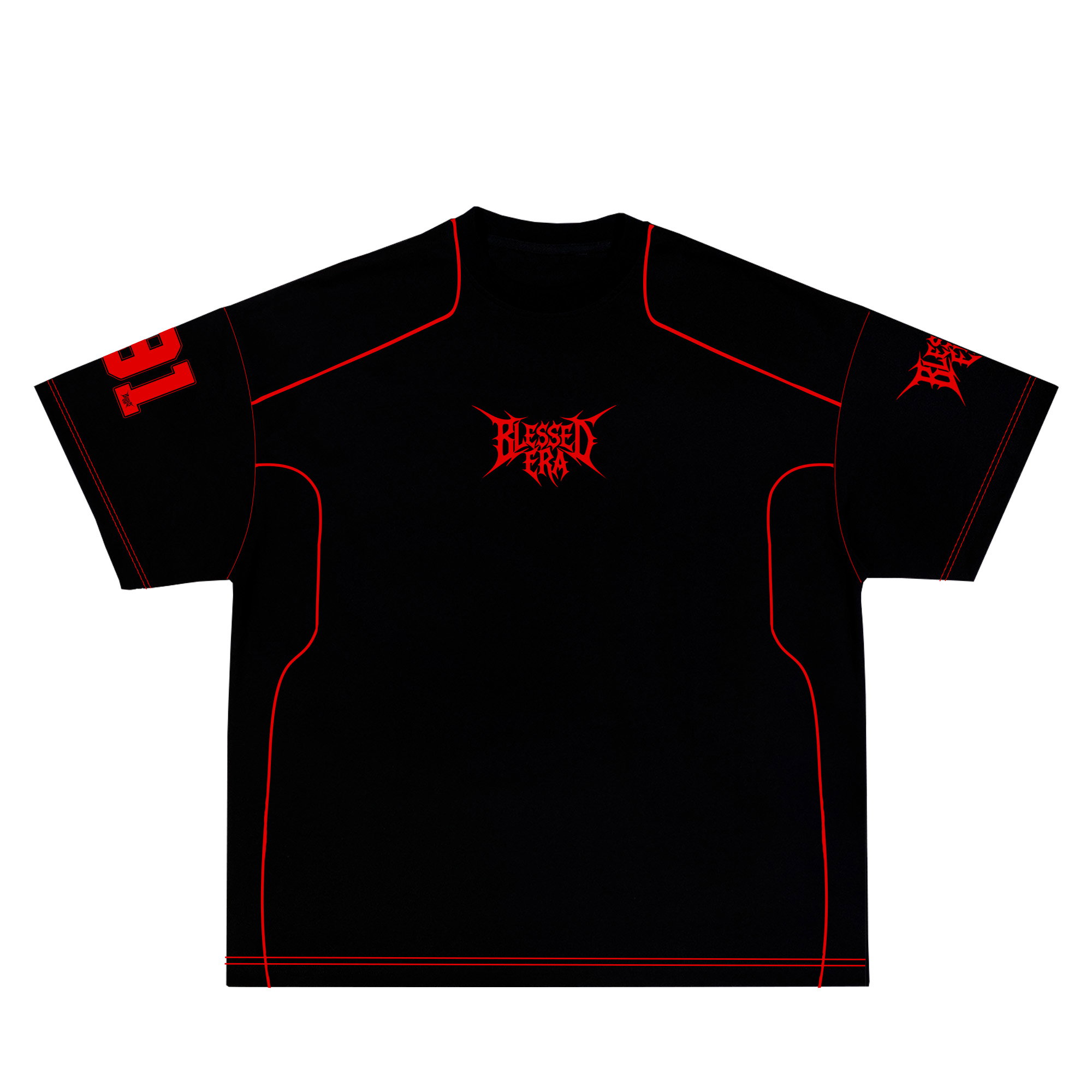 BLESSED ERA JERSEY TEE(orange)_1