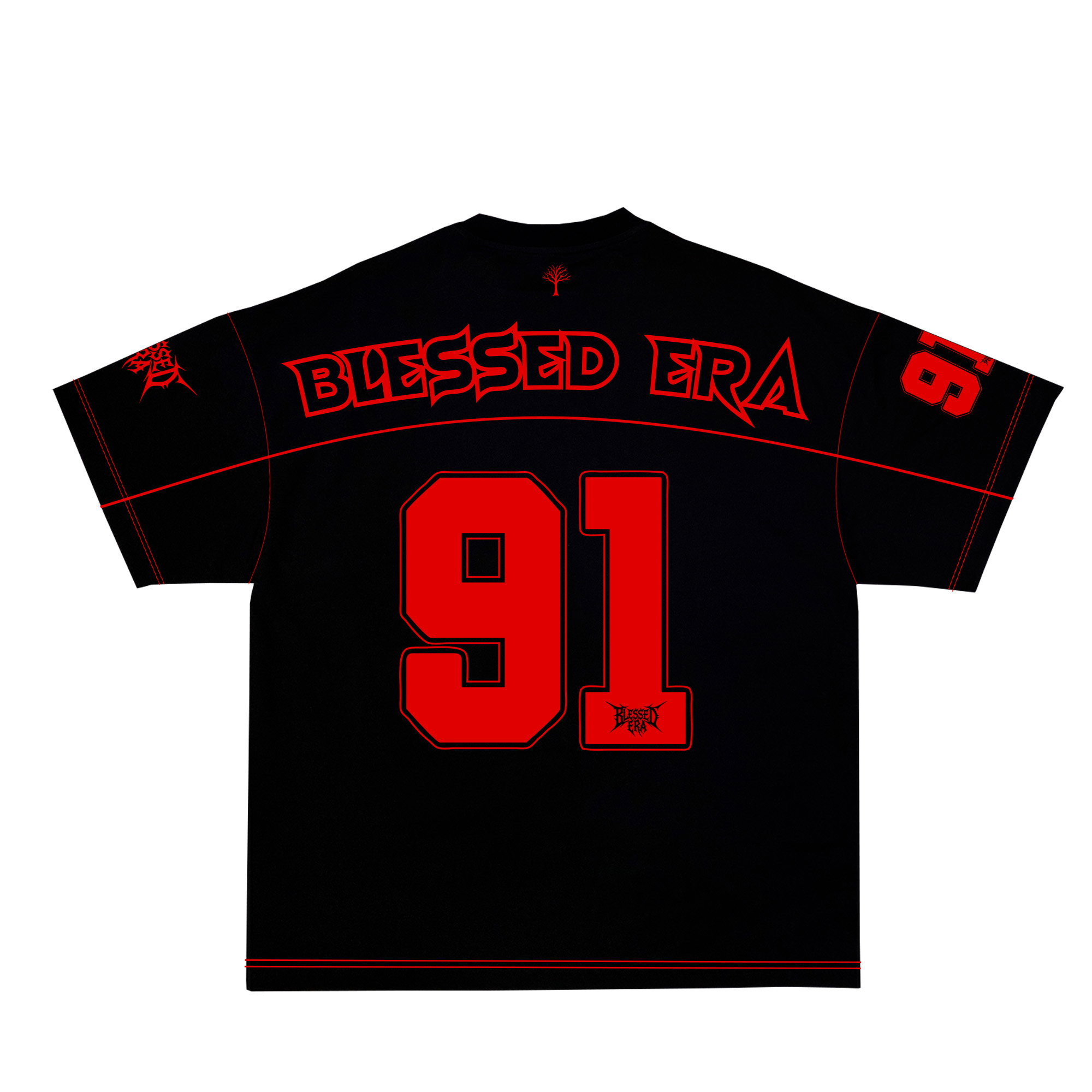 BLESSED ERA JERSEY TEE(orange)_0