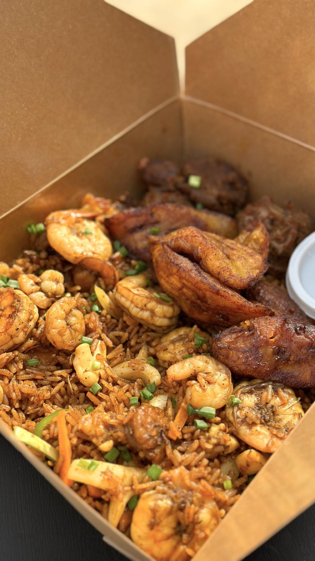 Shrimp & squid Jollof 