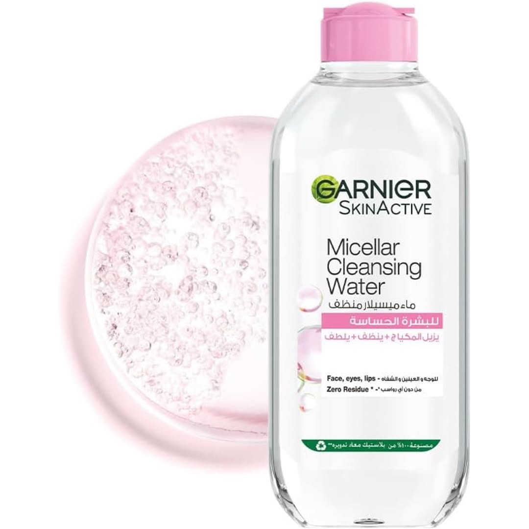 ⁨ Garnier Micellar Cleansing Water - 400ml | كارنيه مزيل مكياج ميسيلار - 400 مل