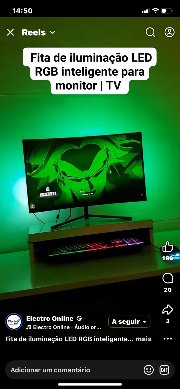 Luz para monitor de jogos, luz de fundo com efeito de sincronização de cores de tela para monitor de computador de 27 a 34 polegadas, compatível com computadores Windows e MacOS_2