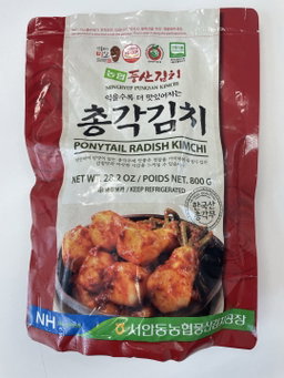 10월12일부터 배송) [풍산] 총각김치 Ponytail Radish Kimchi 800g 