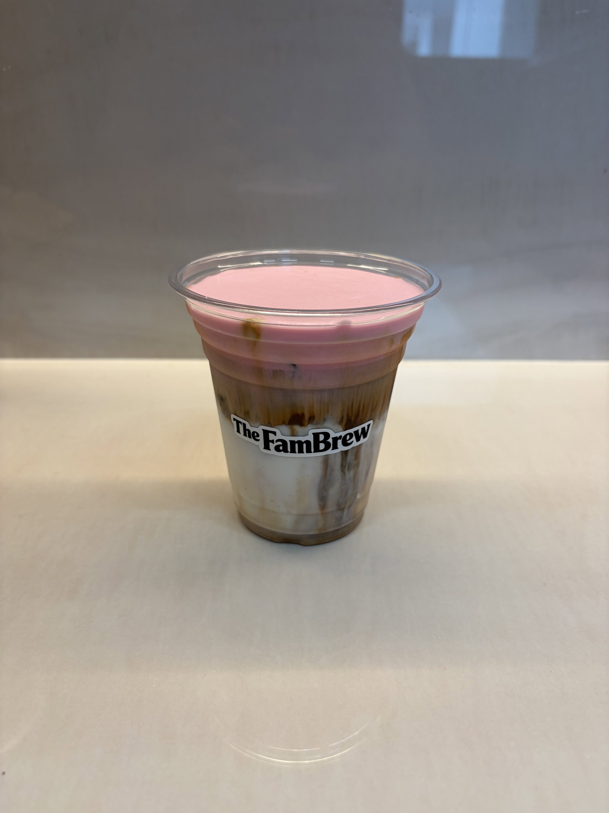 Iced Vanilla Latte with Rose Foam_0