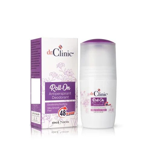 DR.CLINIC Deodorant Roll on purple دكتور كلينيك مزيل تعرق رول بنفسجي