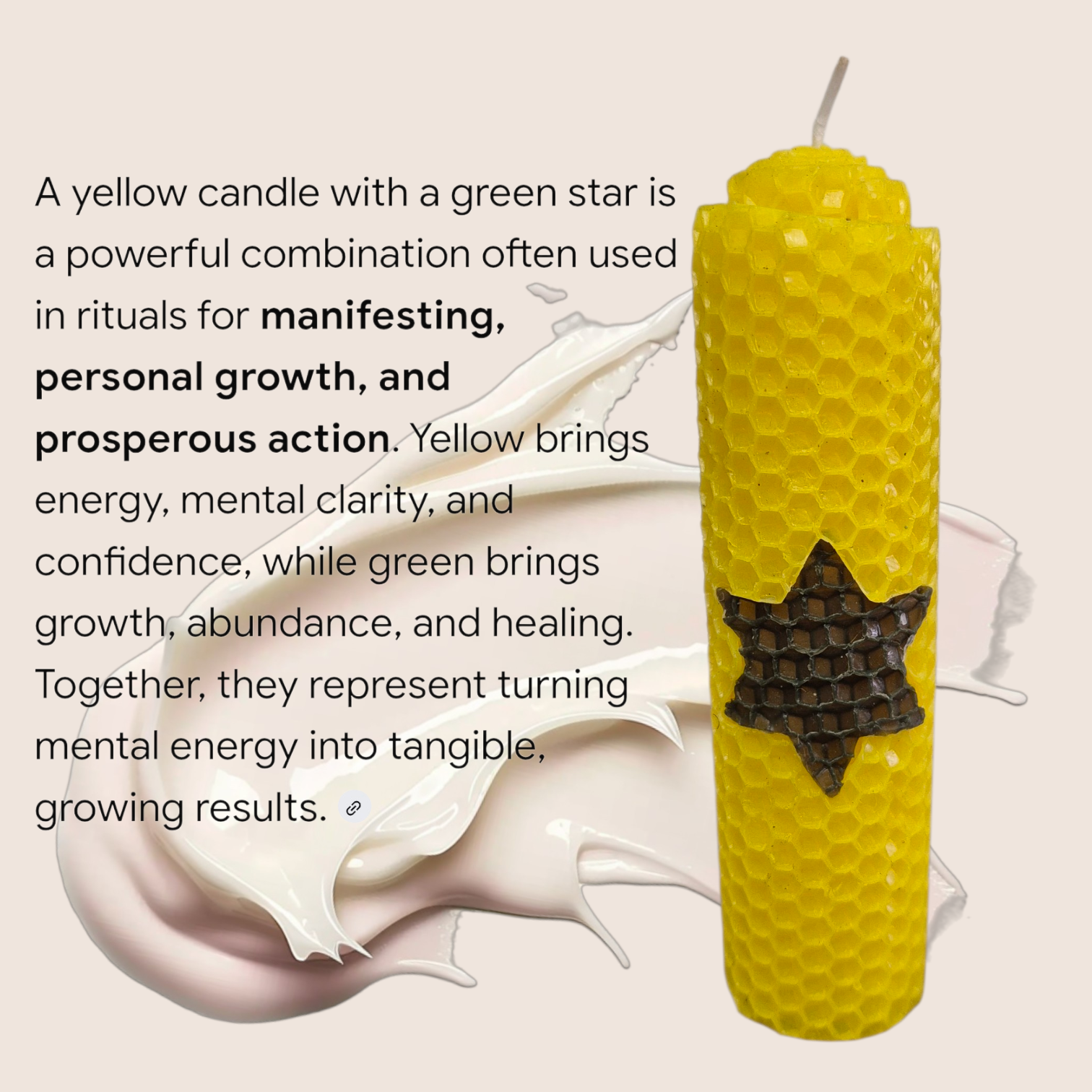 Cut out Beeswax Candles
