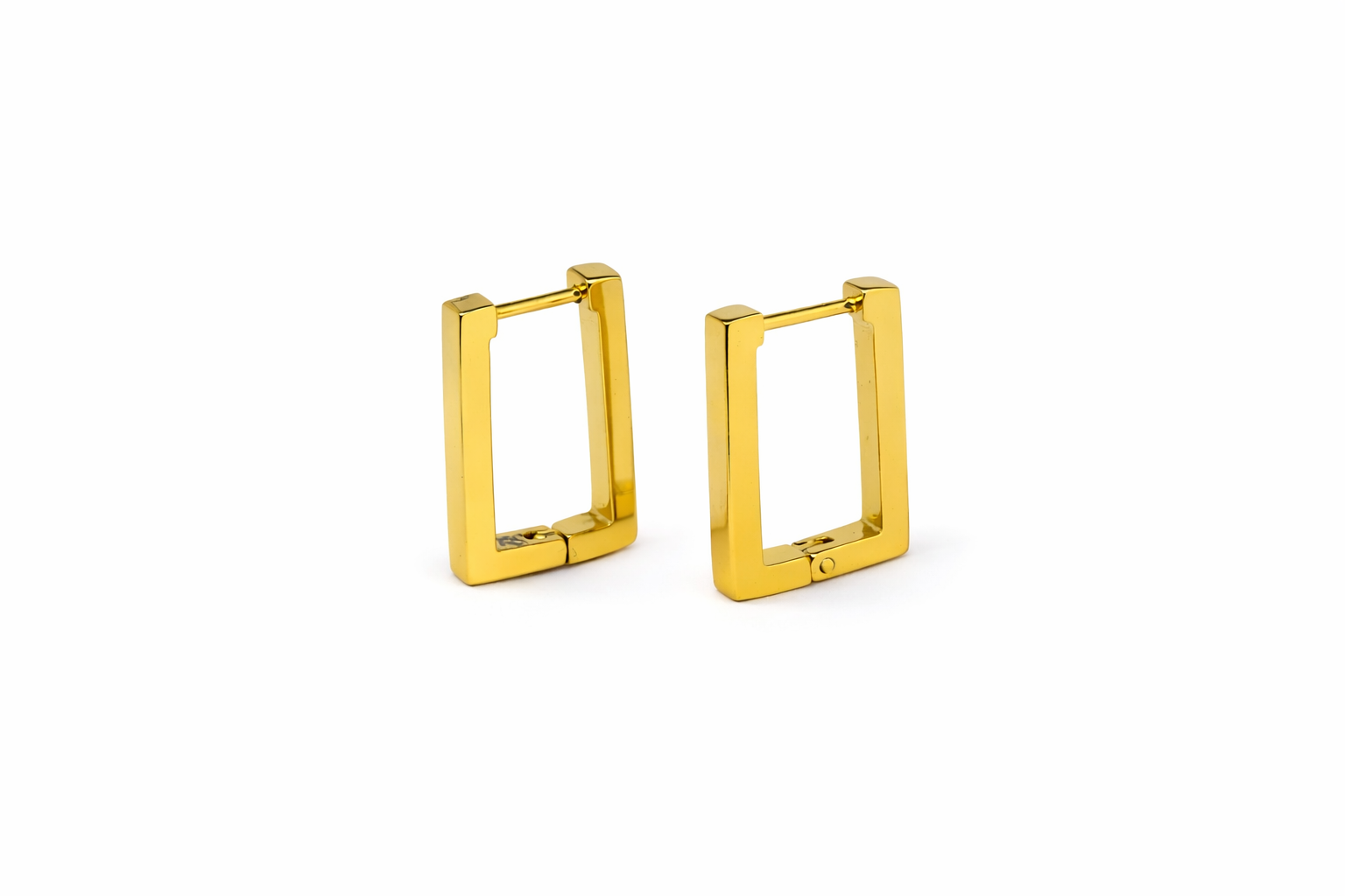 Golden Frame Hoop Earrings_1