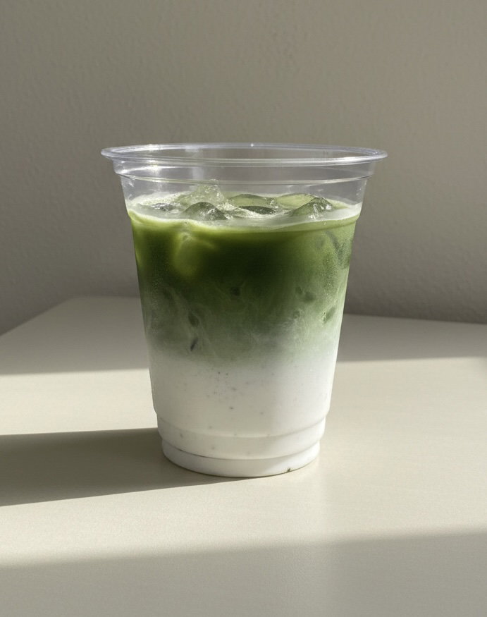 iced matcha latte