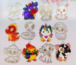 DIY CNY Suncatcher Charm Painting Kit