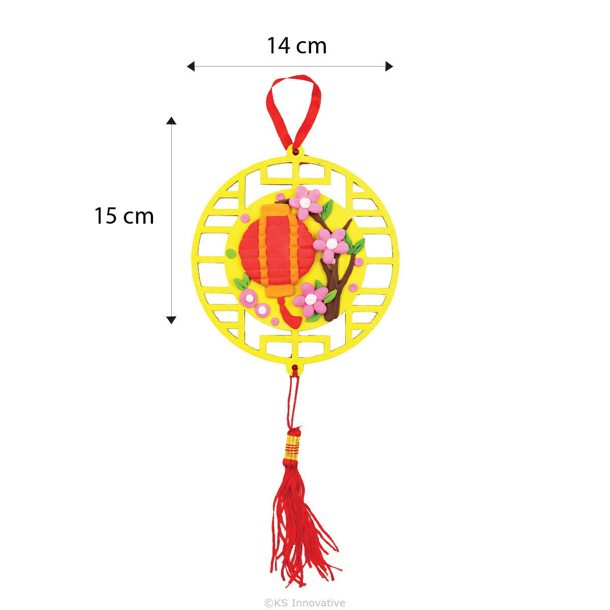 DIY Air-Dry Clay CNY Hanging Deco (Pack of 2)_3