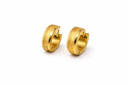 Golden Tide Textured Huggie Earrings