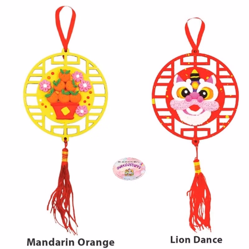 DIY Air-Dry Clay CNY Hanging Deco (Pack of 2)_8