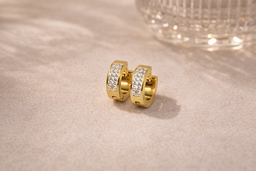 Lumière Spark Huggie Earrings
