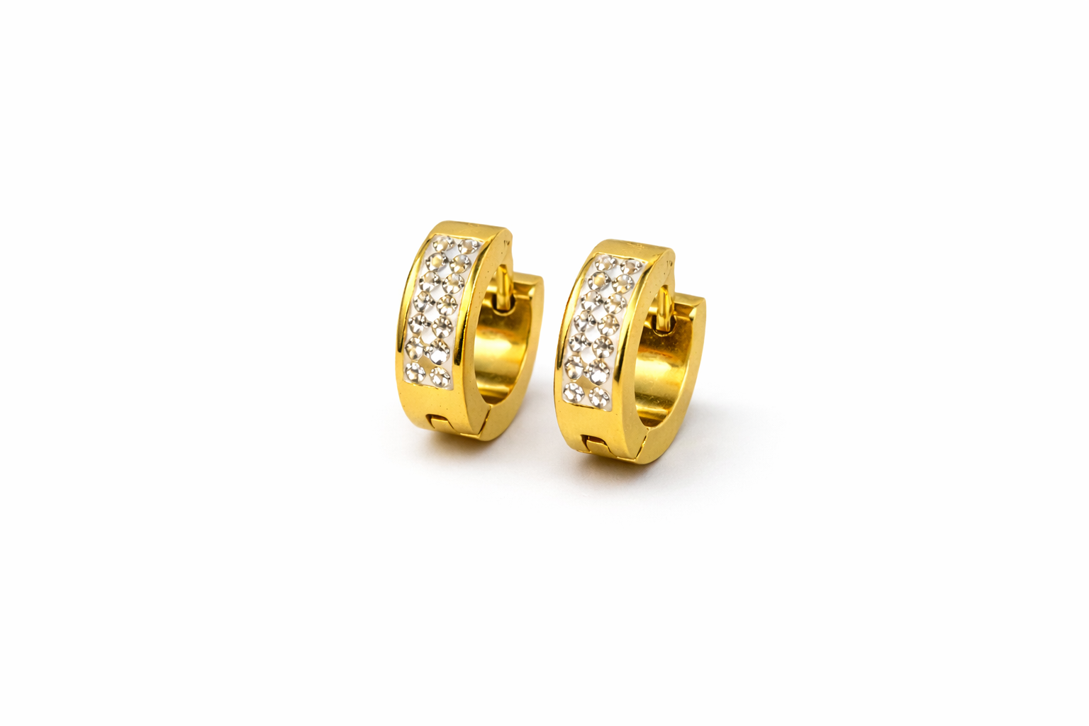 Lumière Spark Huggie Earrings_1