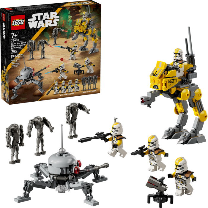 LEGO 327th Star Corps Clone Troopers Battle Pack Set 75431_0