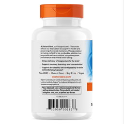 Doctor's Best - Brain Magnesium with Magtein,