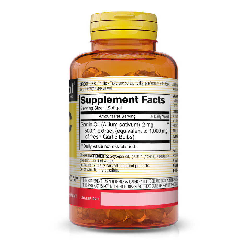 Mason Natural - Garlic 1000 mg_1