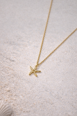Sea Spark Starfish Necklace