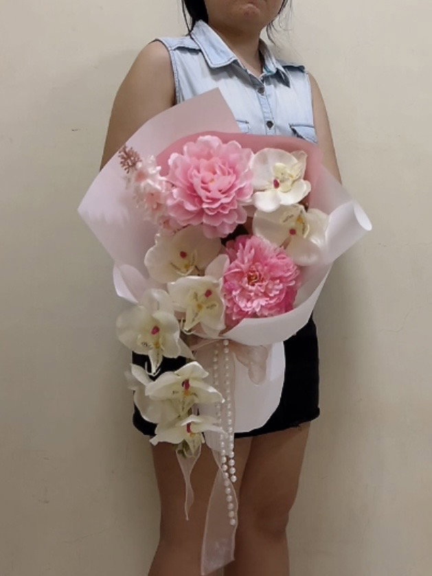 Pinky Artificial Bouquet