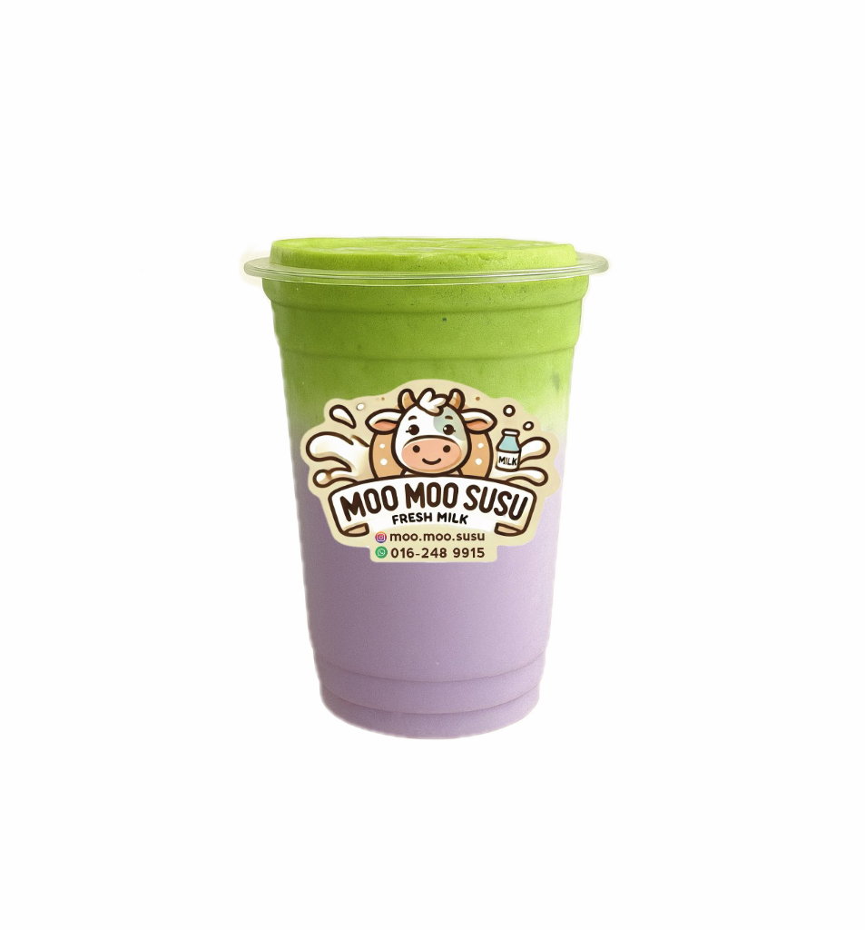 Matcha Taro 香芋抹茶牛奶_0