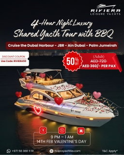 4-Hour Night Luxury Yacht with BBQ
