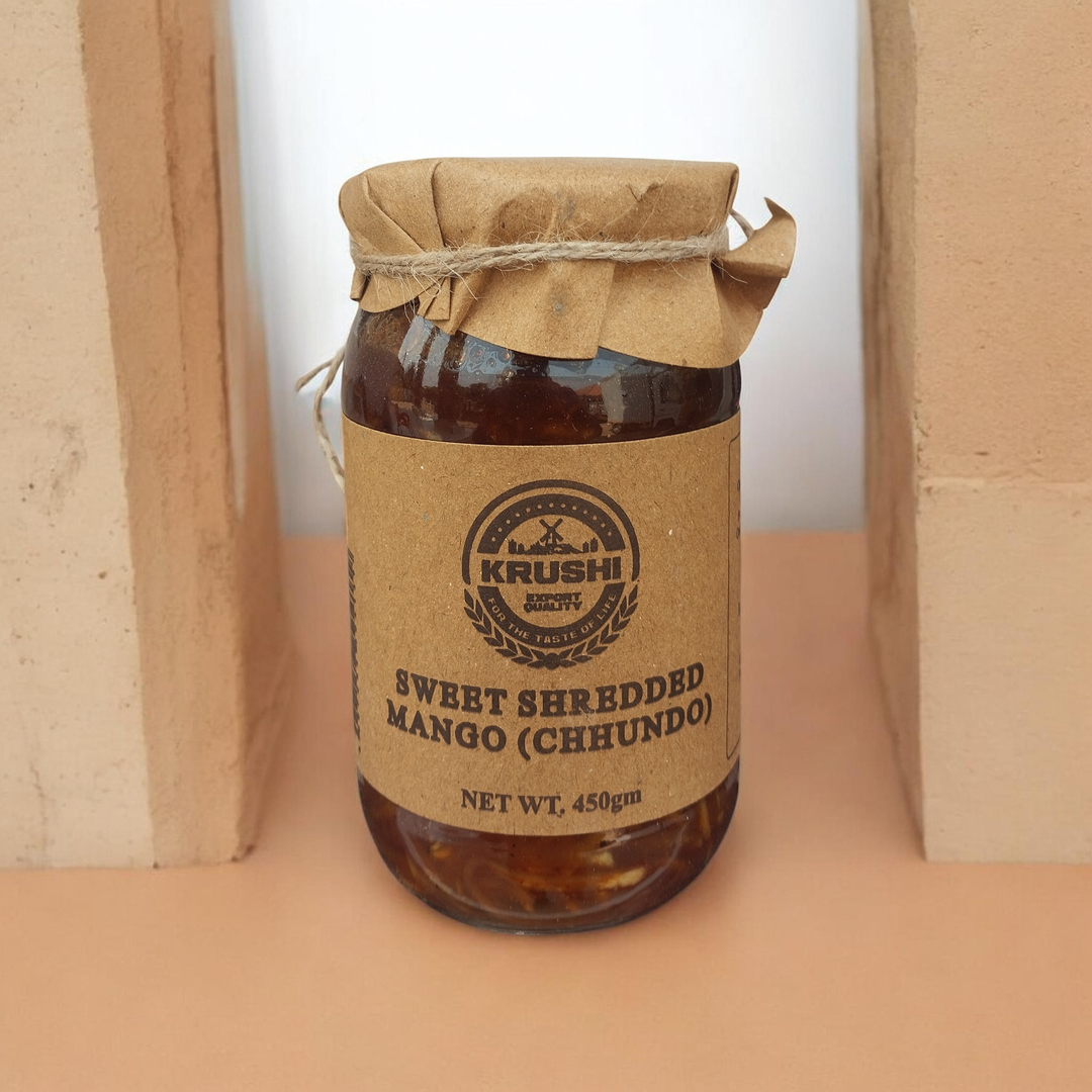 Krushi Sweet shredded mango pickle 400 g