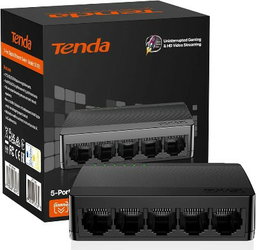 Tenda SG105, 5 Port Gigabit Switch, Unmanaged Ethernet Switch, Office Ethernet Splitter, Plug & Play, Plastic Case, Desktop/ Wall-Mount, Fanless Quiet, Limited Lifetime Protection