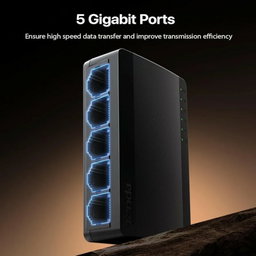 Tenda SG105, 5 Port Gigabit Switch, Unmanaged Ethernet Switch, Office Ethernet Splitter, Plug & Play, Plastic Case, Desktop/ Wall-Mount, Fanless Quiet, Limited Lifetime Protection