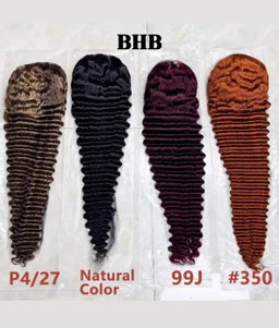 Wig  Luxury Deep Waves 100% Cheveux Humain -Densité 250% 