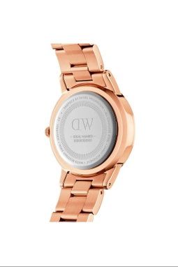 Pour Elle - Montre à quartz en acier - Doré rose et marron
