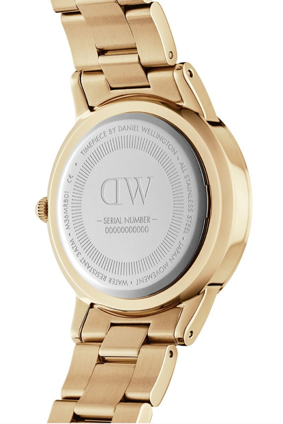 Pour Elle - Montre à quartz en acier et plaqué or jaune Iconic Link - 28 mm_2